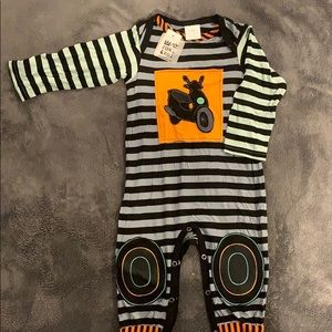 NWT Roki & Zoi Striped Body “Mint Chocolate Cake”